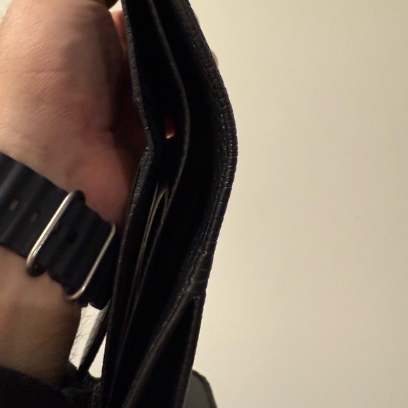 Gucci Trifold Icon Marmot Black Compact Leather Wallet - Picture 6 of 6